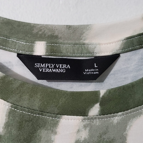 Simply Vera Vera Wang women's pleated Dolman tee. NWT - Picture 3 of 9